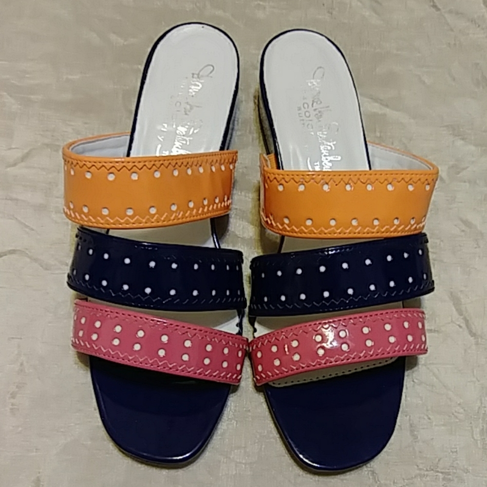 DVF The Color Authority ColorBlock Narrow Sandals